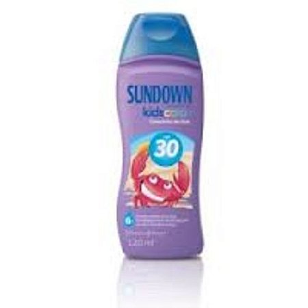 Protetor solar sundown fps 30 kids color cheirinho de uva 120ml