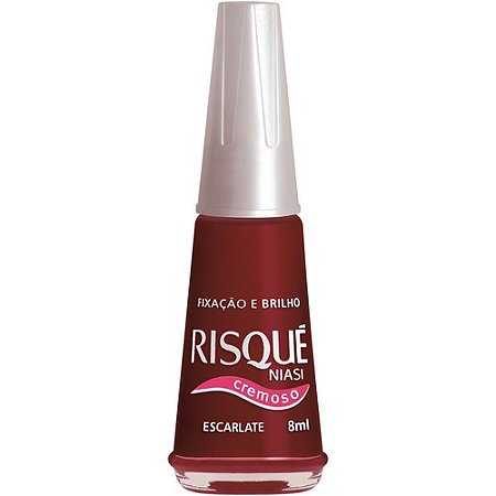 Esmalte risque cremoso escarlate