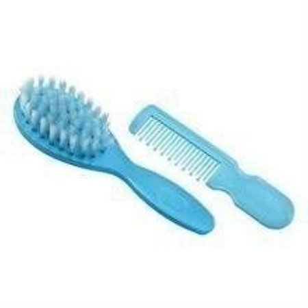 Escova infantil + pente azul pepeta 5500