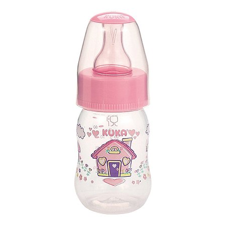 Mamadeira natural color orto rosa 70ml
