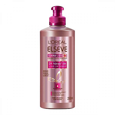 Creme de pentear elseve quera liso 250ml