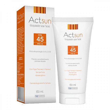 Actsun 45 facial locao  60ml