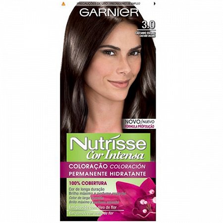 Tintura nutrisse creme intenso 3.0 castanho escuro
