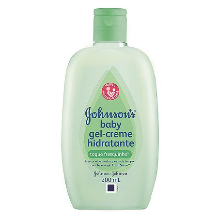Hidratante infantil johnsons e johnsons gel toque fresquinho 200ml