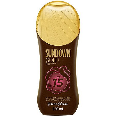 Protetor solar sundown gold fps15 120ml