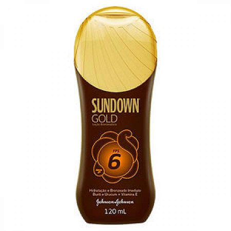 Locao bronzeadora sundown gold fps 06 120ml