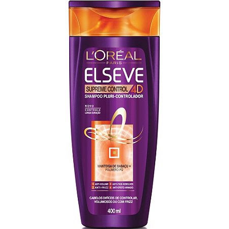 Shampoo elseve 4d supreme control 400ml