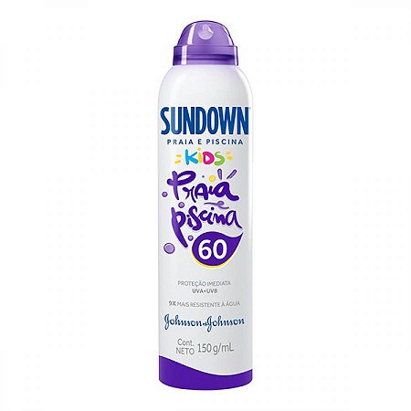Protetor solar sundown fps 60 locao 200ml + kids spray fps 30 150ml