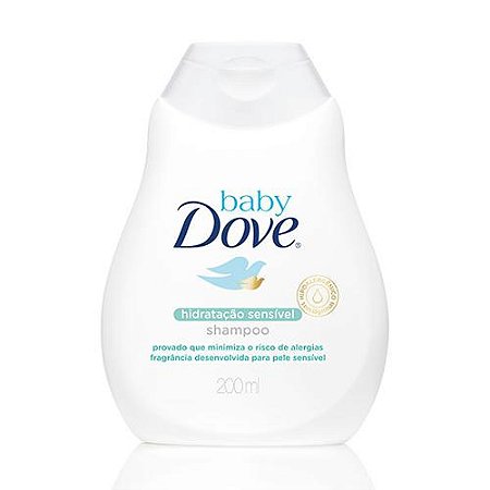Shampoo dove baby hidratacao sensivel 200ml
