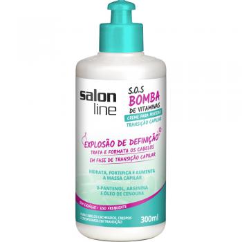 Creme de pentear s.o.s bomba transicao capilar salon line 300ml