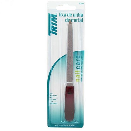 Lixa unha trim metal cabo