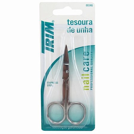 Tesoura de unha trim ponta curva 10-4