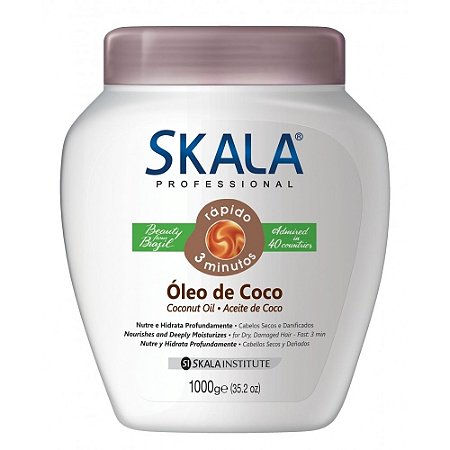 Creme de tratamento skala oleo de coco 1kg