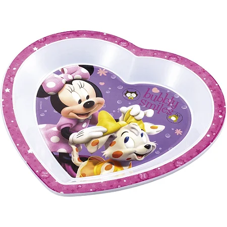 Prato raso coracao minnie ref.bb092