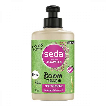 Creme de pentear seda boom transicao 295ml