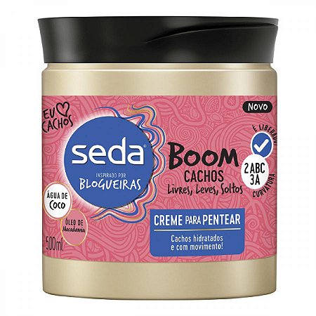 Creme de pentear seda boom cachos livres 500ml