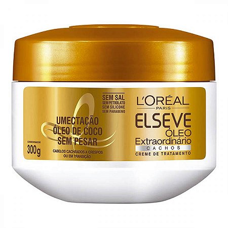 Creme tratamento elseve oleo extraordinario cachos 300g