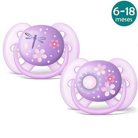 Chupeta ultra soft avent meninas