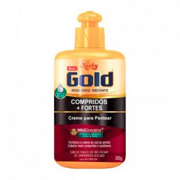 Creme de pentear niely gold compridos + fortes 280g