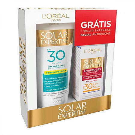 Protetor solar expertise fps30 200ml +protetor solar facia