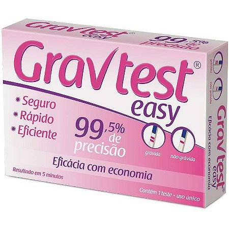Teste de gravidez gravtest easy