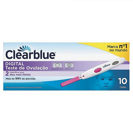Teste de ovulacao clearblue digital 10 testes