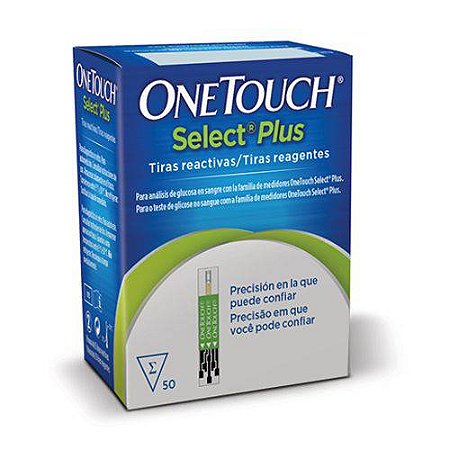 Onetouch select plus 50 tiras teste