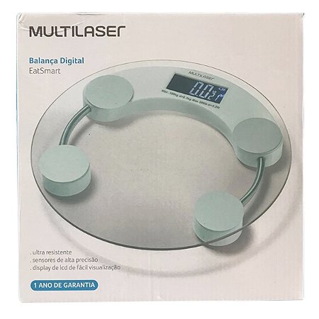 Balanca digital de vidro eatsmart multilaser hc039
