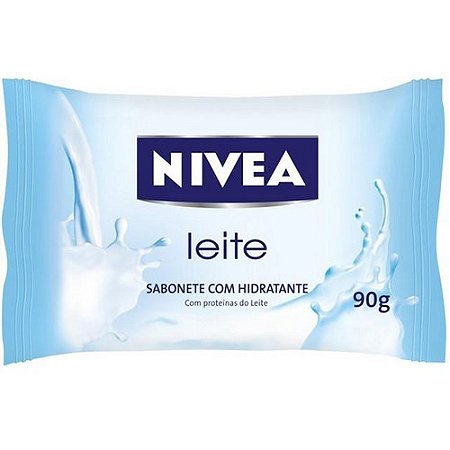 Sabonete nivea bath care leite 90g