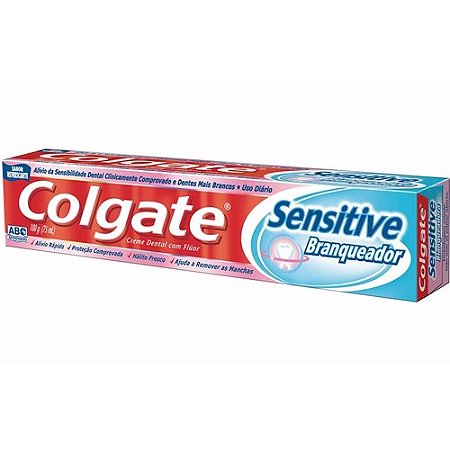 Creme dental colgate sensitive branqueador 100g