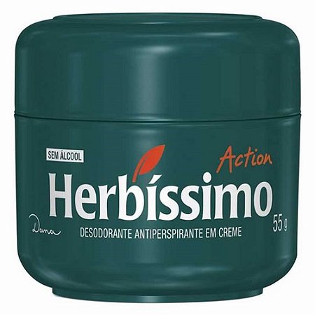 Desodorante herbissimo creme action 55g