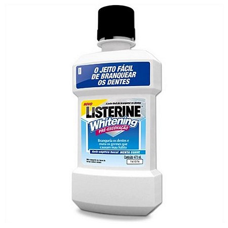 Solucao bucal listerine whitening 473ml