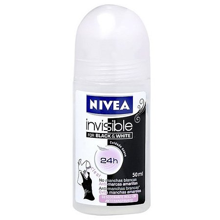 Desodorante nivea rollon invisible black with 50ml