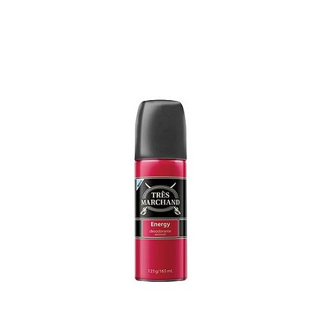 Desodorante tres marchand energy aerosol 90g