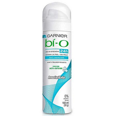 Desodorante bi-o aerosol feminino invisible sem perfume