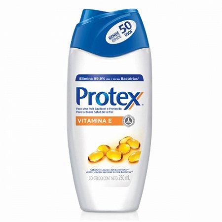 Sabonete liquido protex vitamina e 250ml