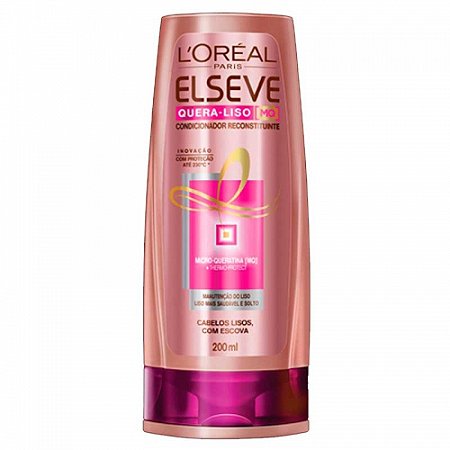 Condicionador elseve quera lisos quimica 200ml