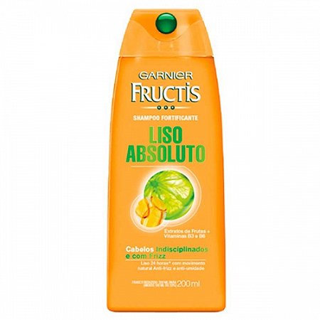 Shampoo fructis liso absoluto 200ml