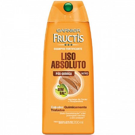 Shampoo fructis liso quimica 200ml