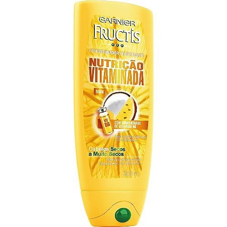 Condicionador fructis nutricao vitaminado secos 200ml