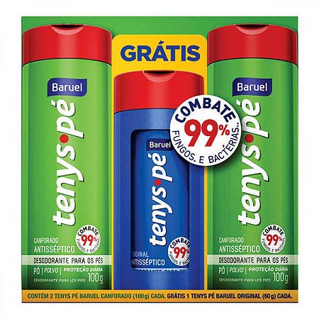 Tenys pe baruel po 2 canforado + 1 original 60g