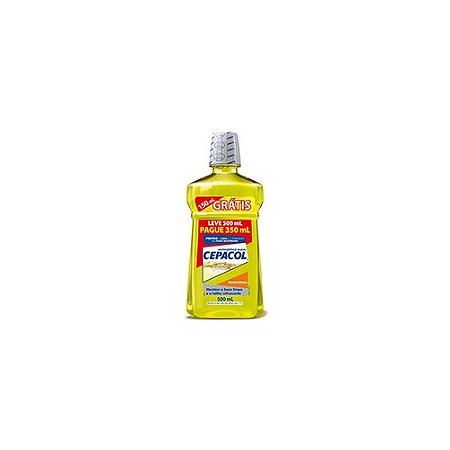 Solucao bucal cepacol tradicional leve 500ml e pague 350ml