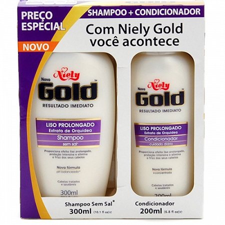 Shampoo + condicionador niely gold orquidea  200ml