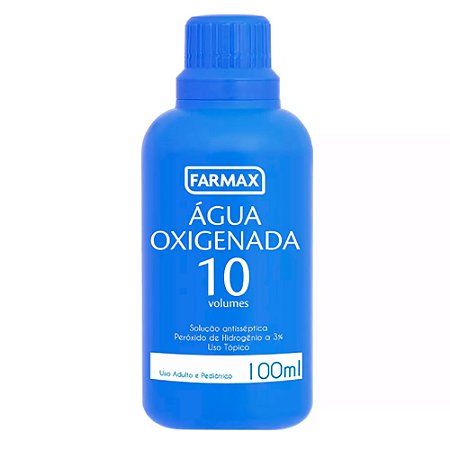 Agua oxigenada cremosa farmax 10 volumes 90ml