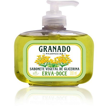 Sabonete liquido granado erva doce 200ml