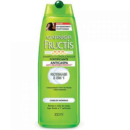 Shampoo fructis 2 em1 anti caspa 300ml