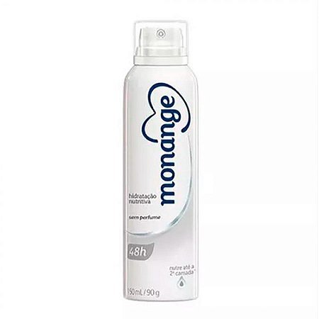 Desodorante monange aerosol sem perfume 150ml