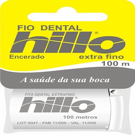 Fio dental hillo 100mts extra fino