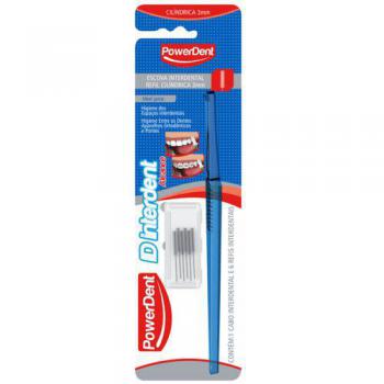 Escova inter cilindrico powerdent cabo + refil 3mm