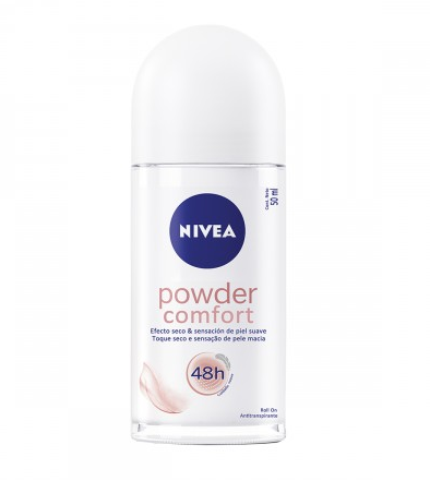 Desodorante nivea roll-on powder comfort 50ml